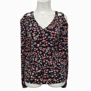 Michael Kors - Floral Cold Shoulder Blouse